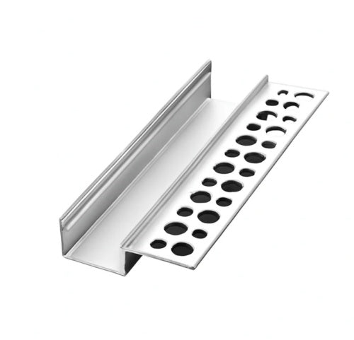 Profilés LED en aluminium pour cloison sèche, à encastrer sur une face – Compatibles avec des bandes LED de 1 à 20 mm | 1 mètre | Argent | Revêtement blanc laiteux | Lot de 4/6/10 | Stock local États-Unis/Royaume-Uni