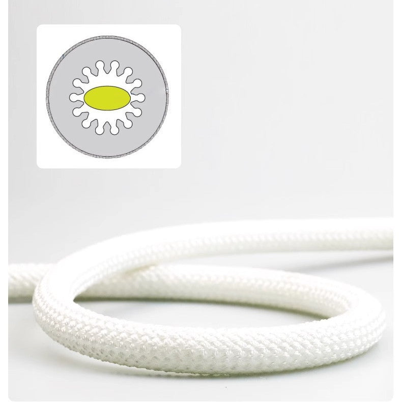 Bande lumineuse LED néon 360°, aspect tissé, couleur RVB, étanche, flexible