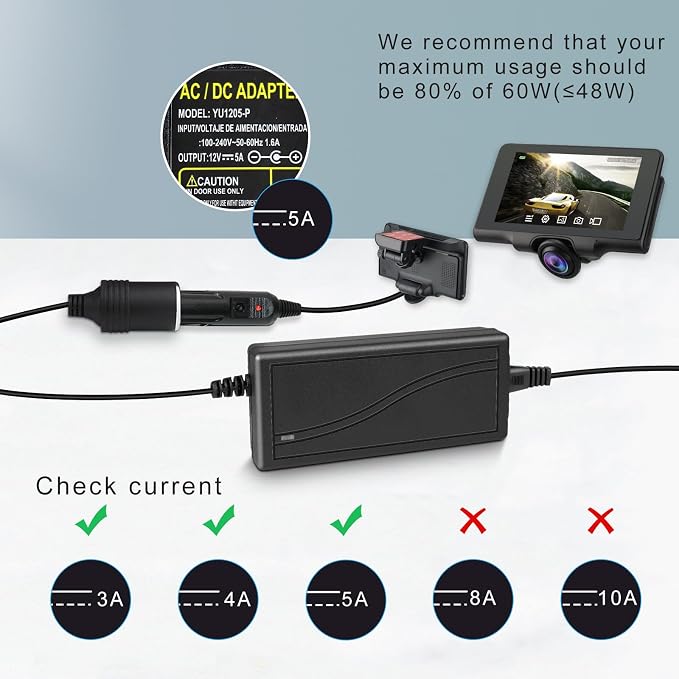 CE-zertifiziertes LED-Adapter-Netzteil für den Schreibtisch, 110–220 V AC auf 12 V/24 V/5 V DC