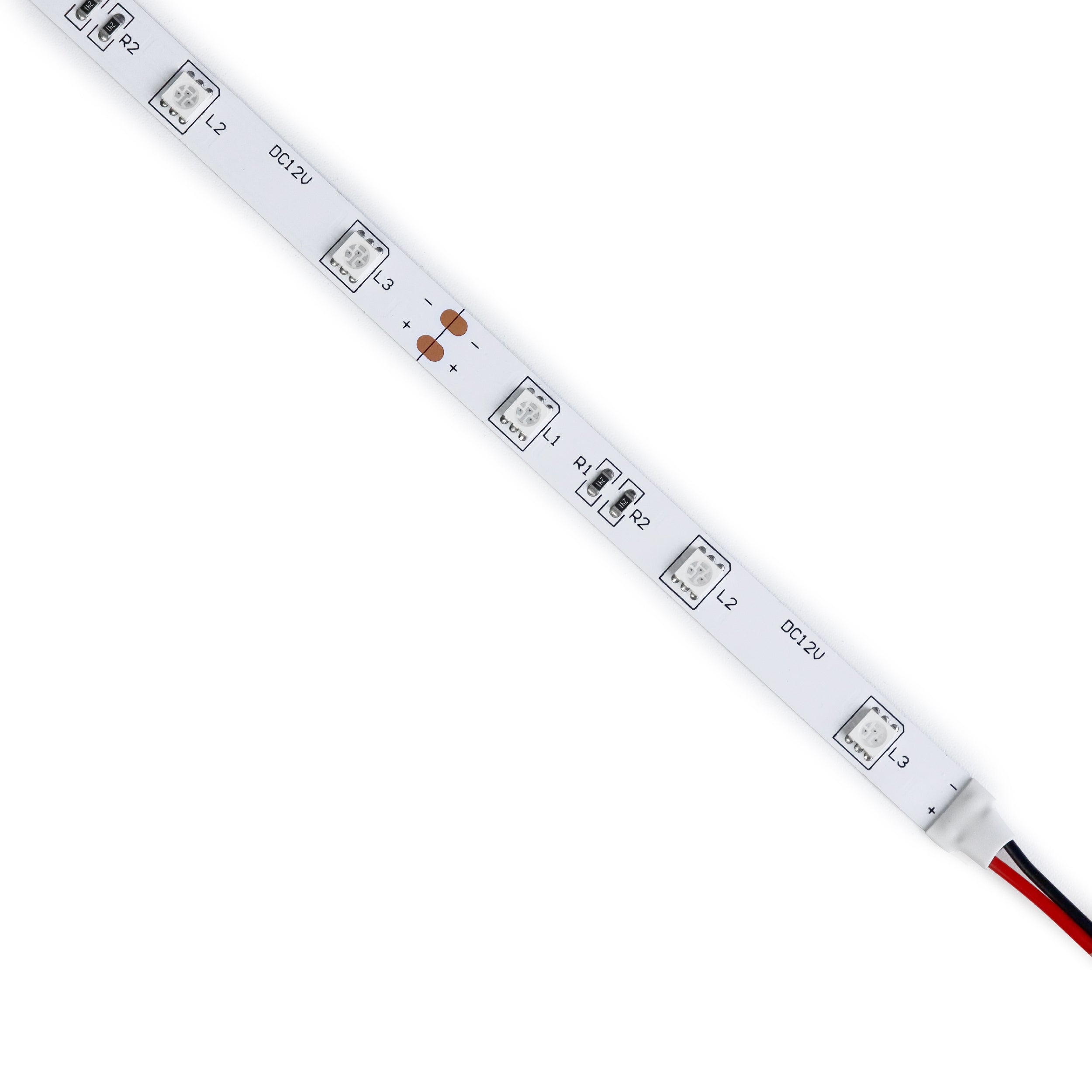 810 nm SMD5050 DC12V Infrarot-LED-Lichtleiste – Hochleistungs-Nah-IR für die Therapie, 30/60/120 LEDs/m, 5 Meter, IP00/IP65