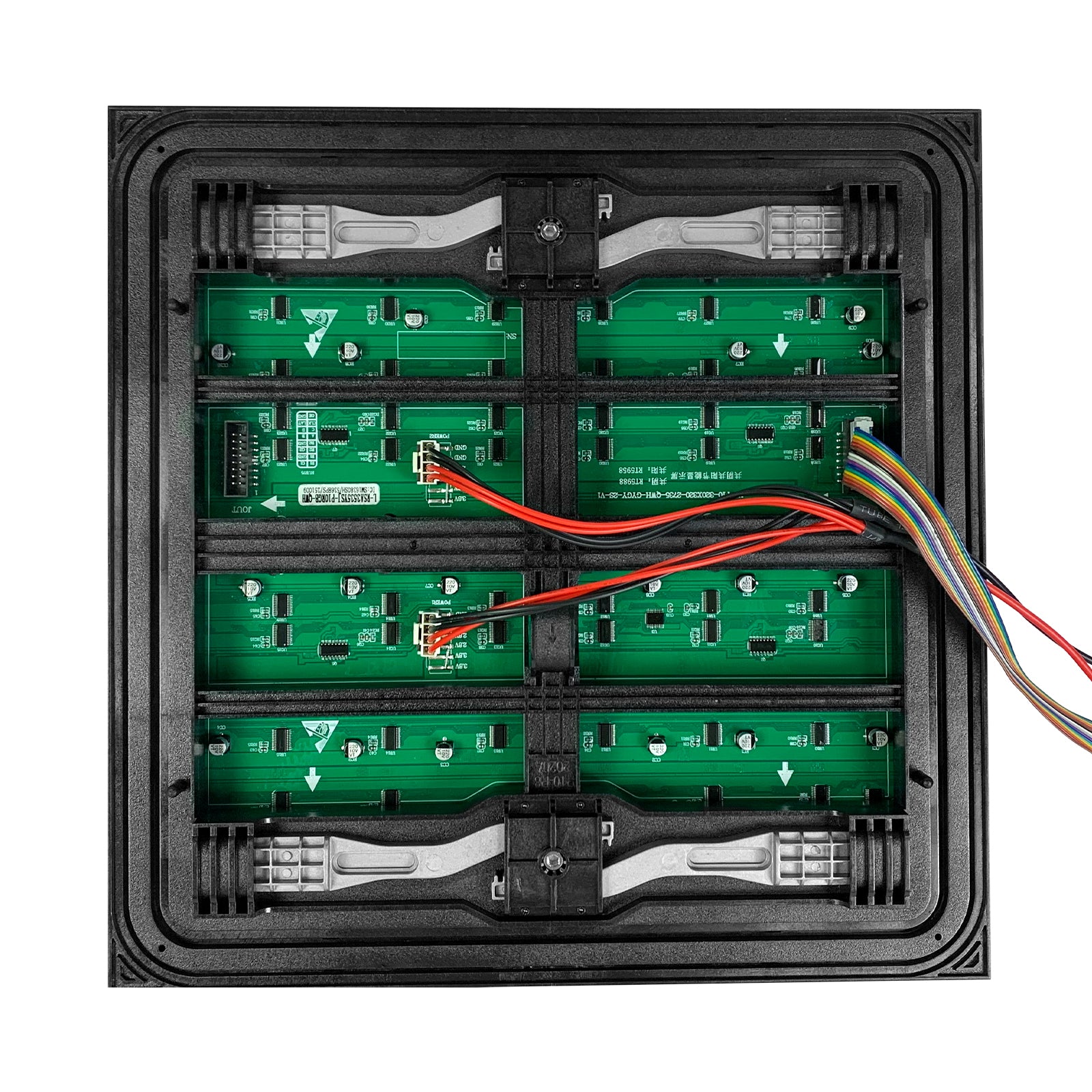 Module LED d'extérieur série OD-PM – P4 / P5 / P6.67 / P8 / P10 | Panneau carré 320 × 320 mm | IP65, entretien avant et arrière 