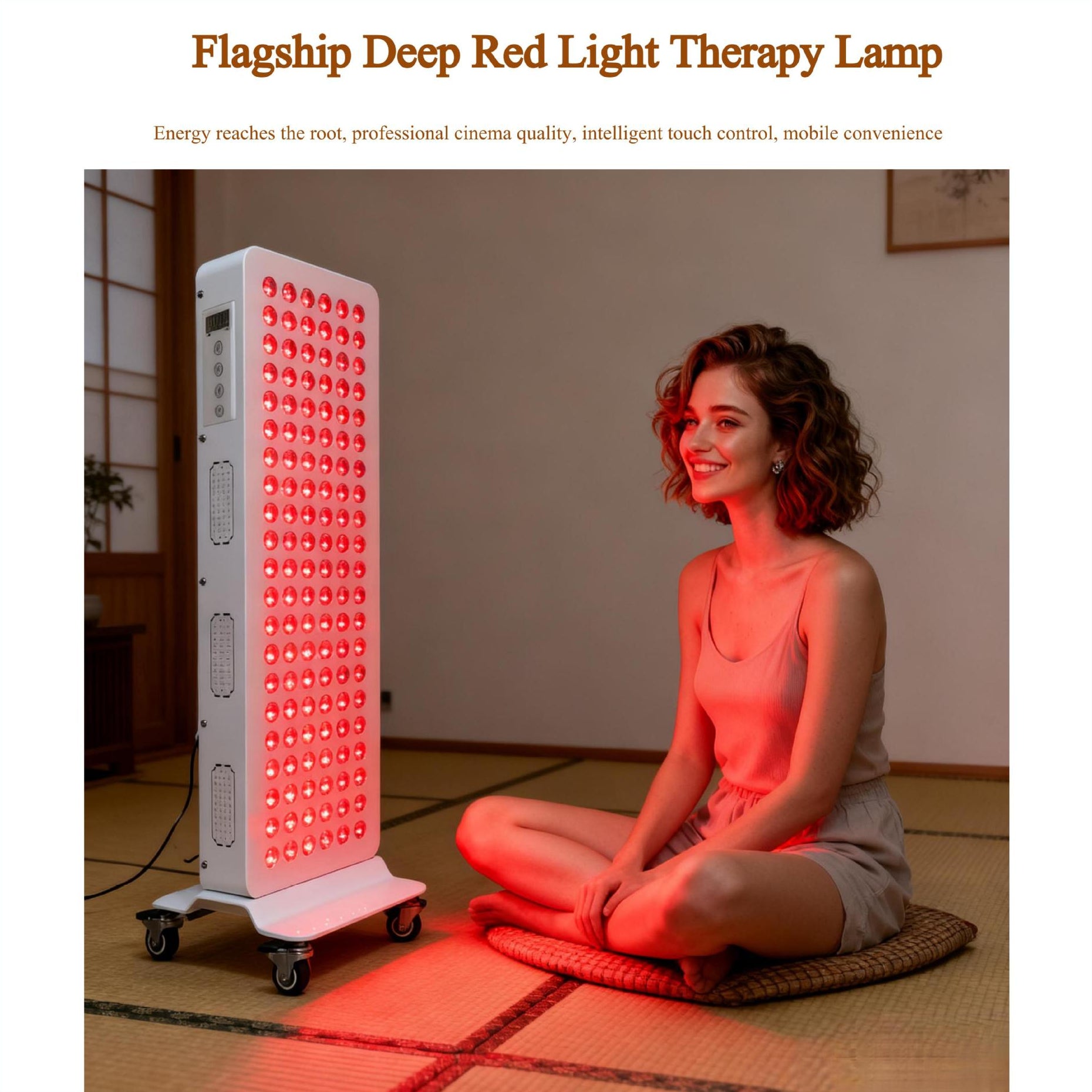 ALPRO500 Rotes LED-Lichttherapie-Panel, 140 W tiefrote 660 nm und Nahinfrarot 850 nm LED-Lichttherapie
