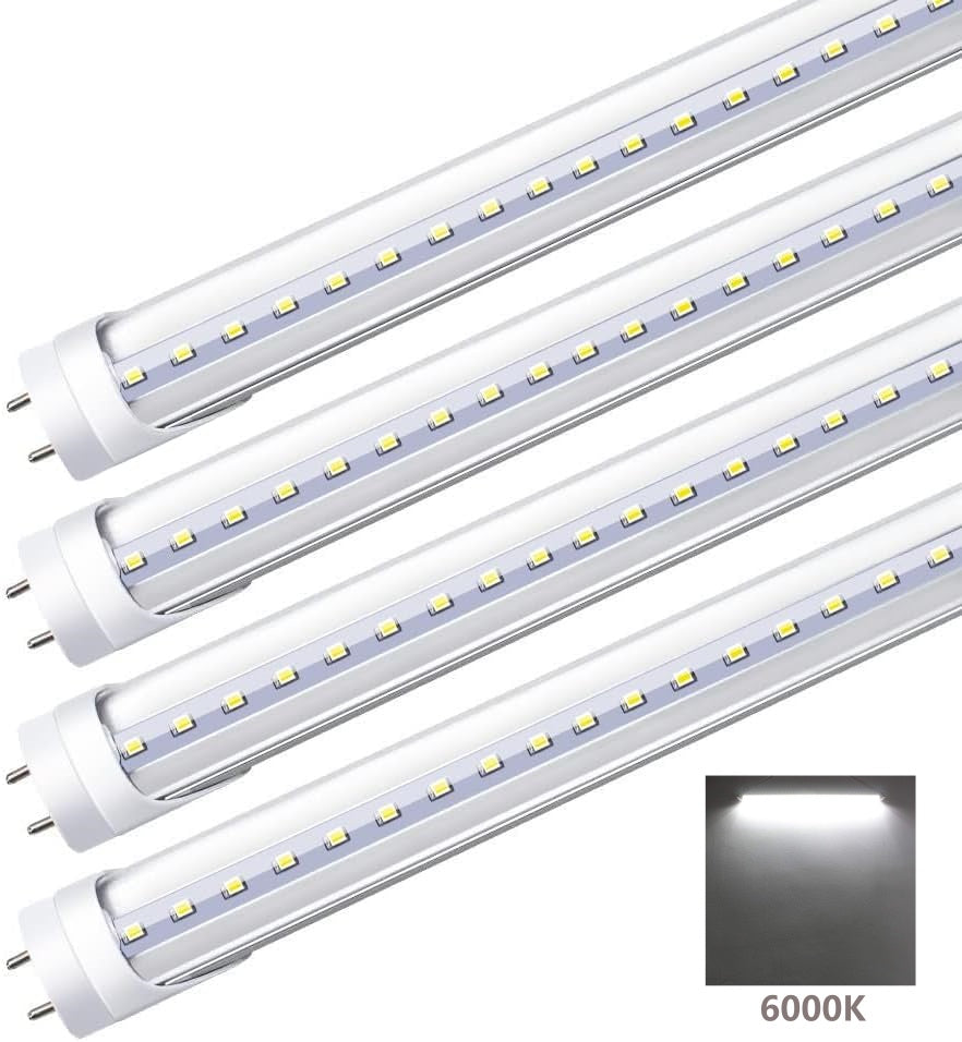 2 Fuß Retrofit T8 LED-Röhrenleuchte – 10 W – Mattierte Abdeckung – Warmweiß/Naturweiß/Tageslichtweiß – 4er-Pack/20er-Pack – Vorschaltgerät-Bypass – Nicht dimmbar