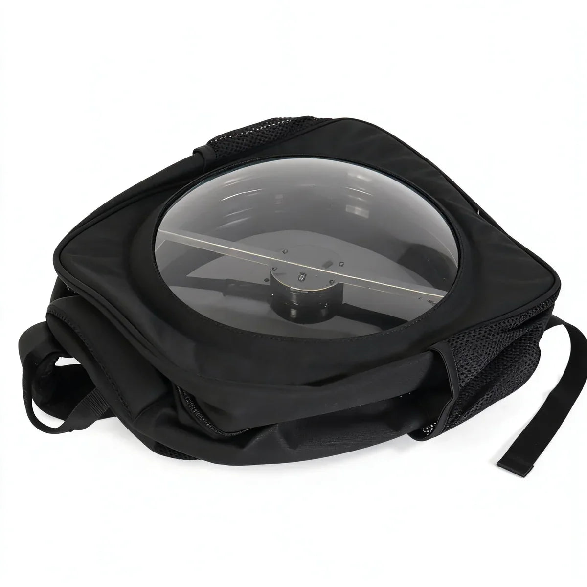 FL-AS Series 11cm to 28cm (4.3–11.0 inch) Small Size | 3D Hologram Fan LED Display | Flat Fan Asynchronous Control | Commercial Hologram Fan | Fan with Transparent Protective Cover | 2 Blades
