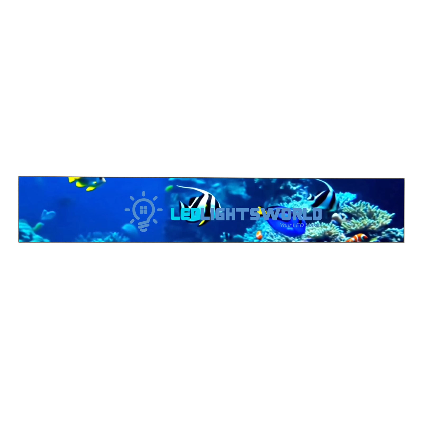 Rahmenloses LED-Ladendisplay der FL-Serie – P1.86 · 160×960 mm | Ultradünner GOB-Bildschirm für Schaufenster und Einzelhandelsräume