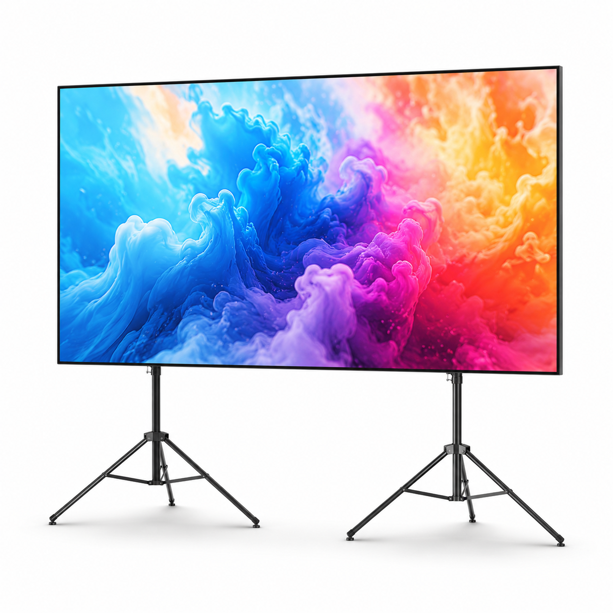 88 Inch Rolling TV P1.562 2x1 Meters 2SQM Portable LED Display Screen Kit