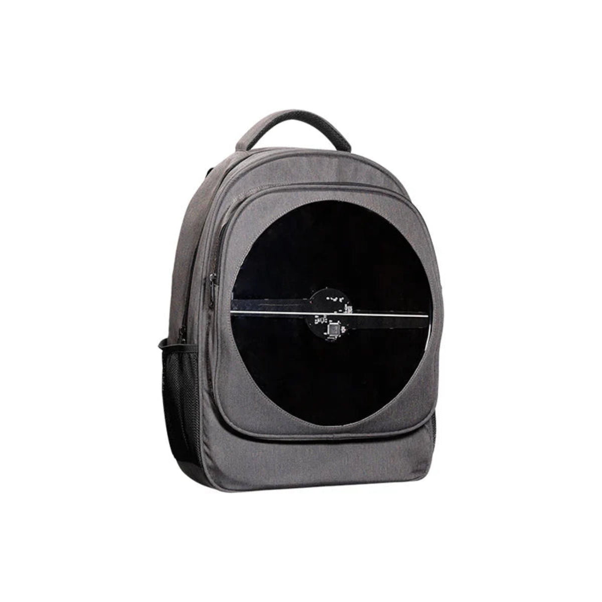 FL-AS Series 11cm to 28cm (4.3–11.0 inch) Small Size | 3D Hologram Fan LED Display | Flat Fan Asynchronous Control | Commercial Hologram Fan | Fan with Transparent Protective Cover | 2 Blades