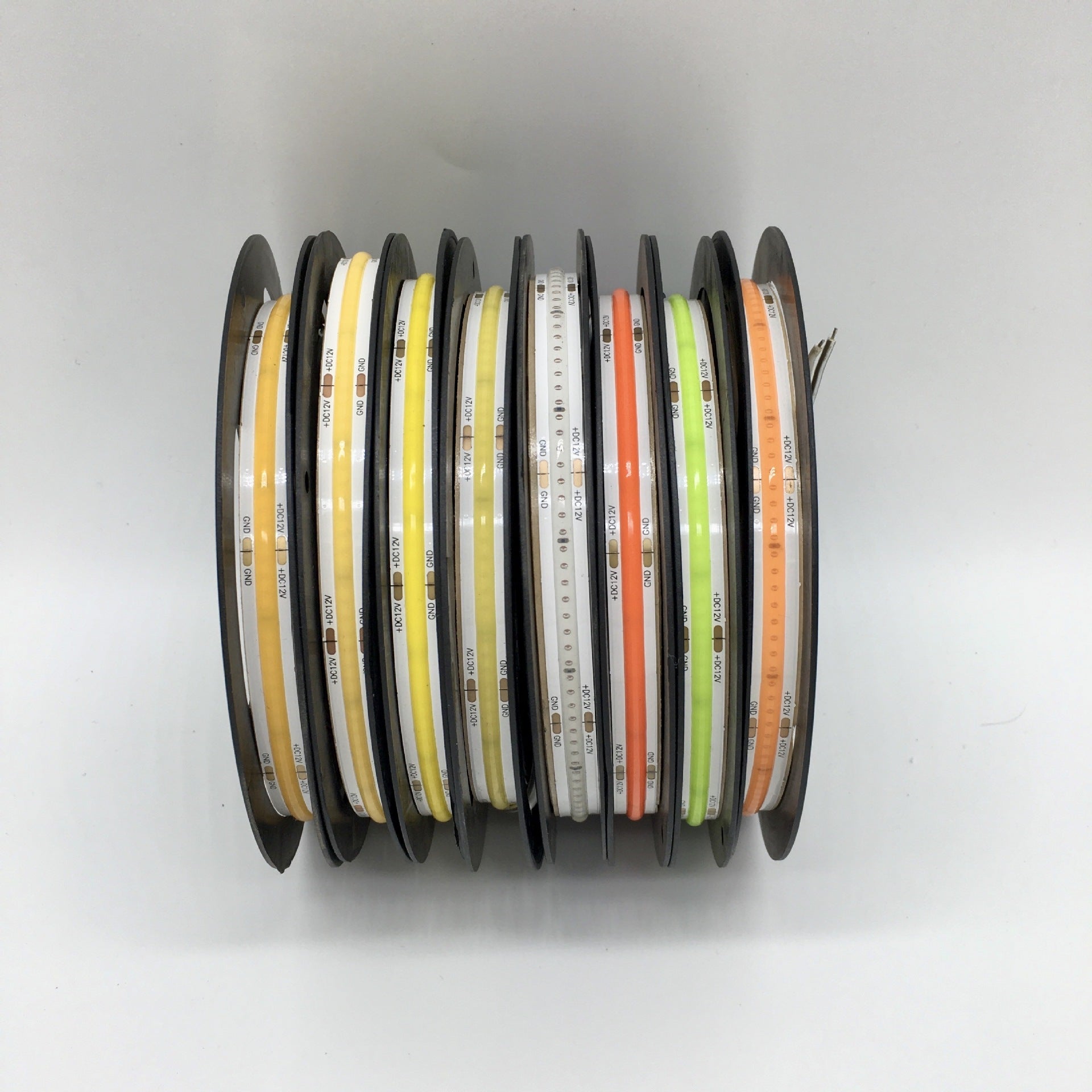 8MM Wide COB Flexible LED Strip Light - 12V / 24V | 320 / 480 / 512 LEDs/M | 3000K / 4000K / 6500K / Red / Blue / Green / Pink / Yellow | 8mm PCB | CRI 80+ | Dot-Free Continuous Lighting | Non-Waterproof | for Cabinets,Kitchen Office Lighting | 5/50M