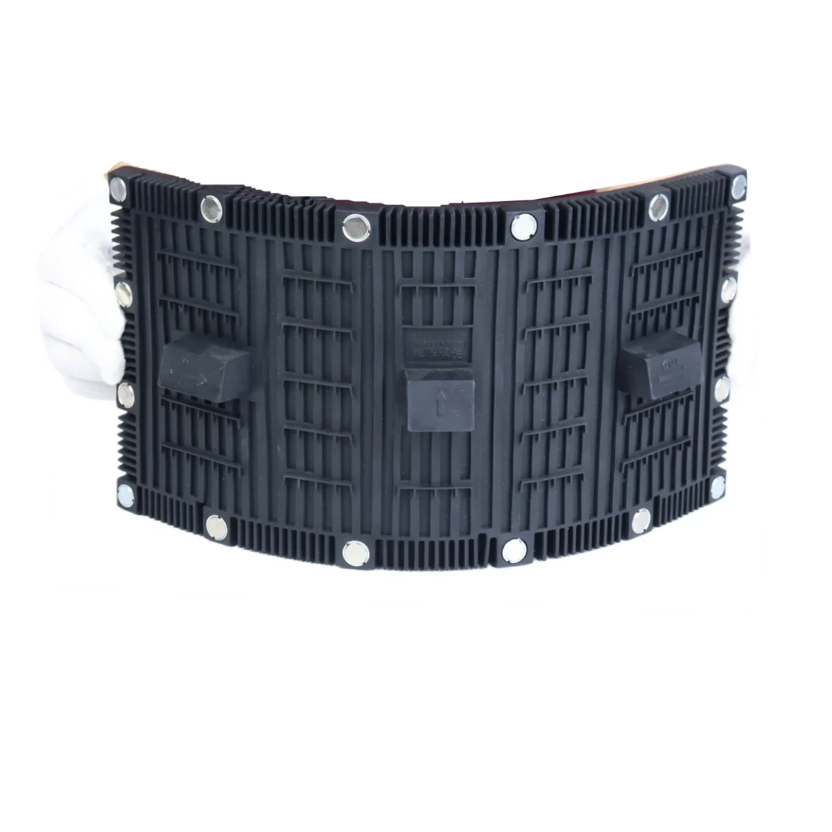 OF-3W Series Outdoor Flexible LED Module – P3.076 | 320×160mm Panel | Magnetic Mounting | All-in-One Design | Cylinder LED Displays & Flexible LED Screens