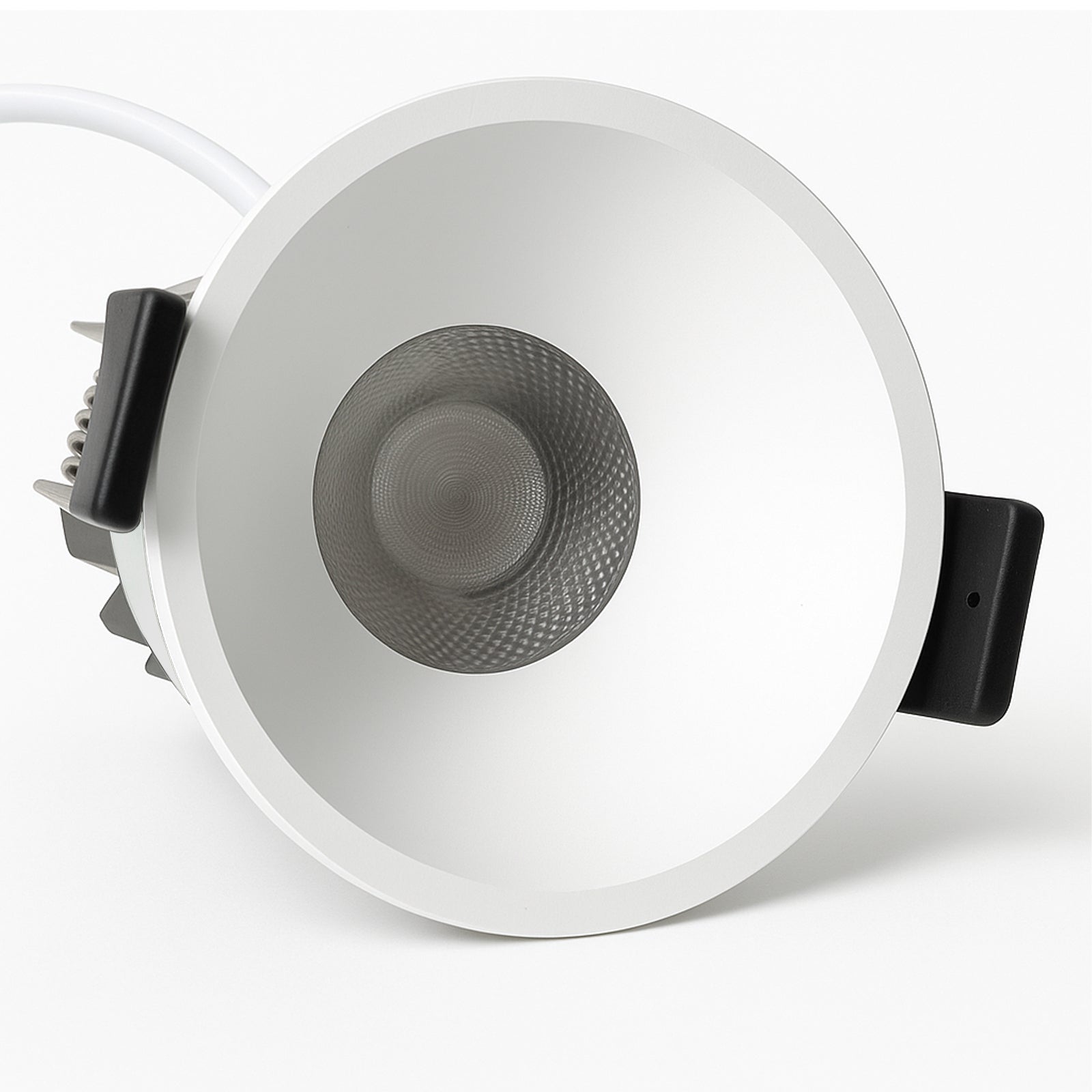 PRO-1A Series Deep Anti-Glare Full Spectrum LED Downlight | 90–140V | 4/12 Pack | 7W / 9W / 12W | 5CCT Adjustable | 24° Beam | White Housing | CRI>97 | Commercial Ceiling Recessed Light