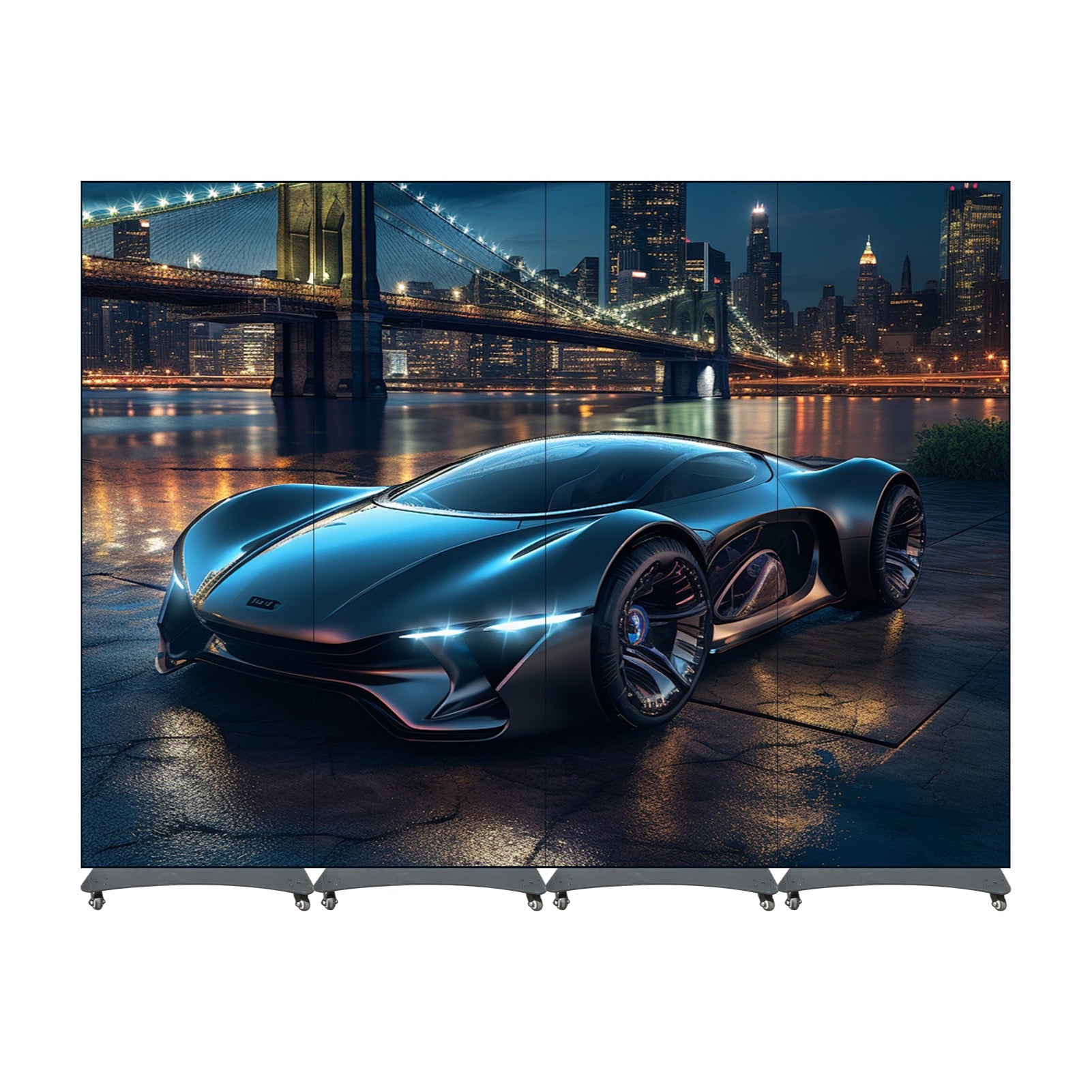 Écran LED série EP-GOB | 2560 × 1920 mm (8,4 pi × 6,3 pi) P1.53 | P1.86 | Surface de protection GOB P2.5 | Mur LED clé en main pour églises et scènes