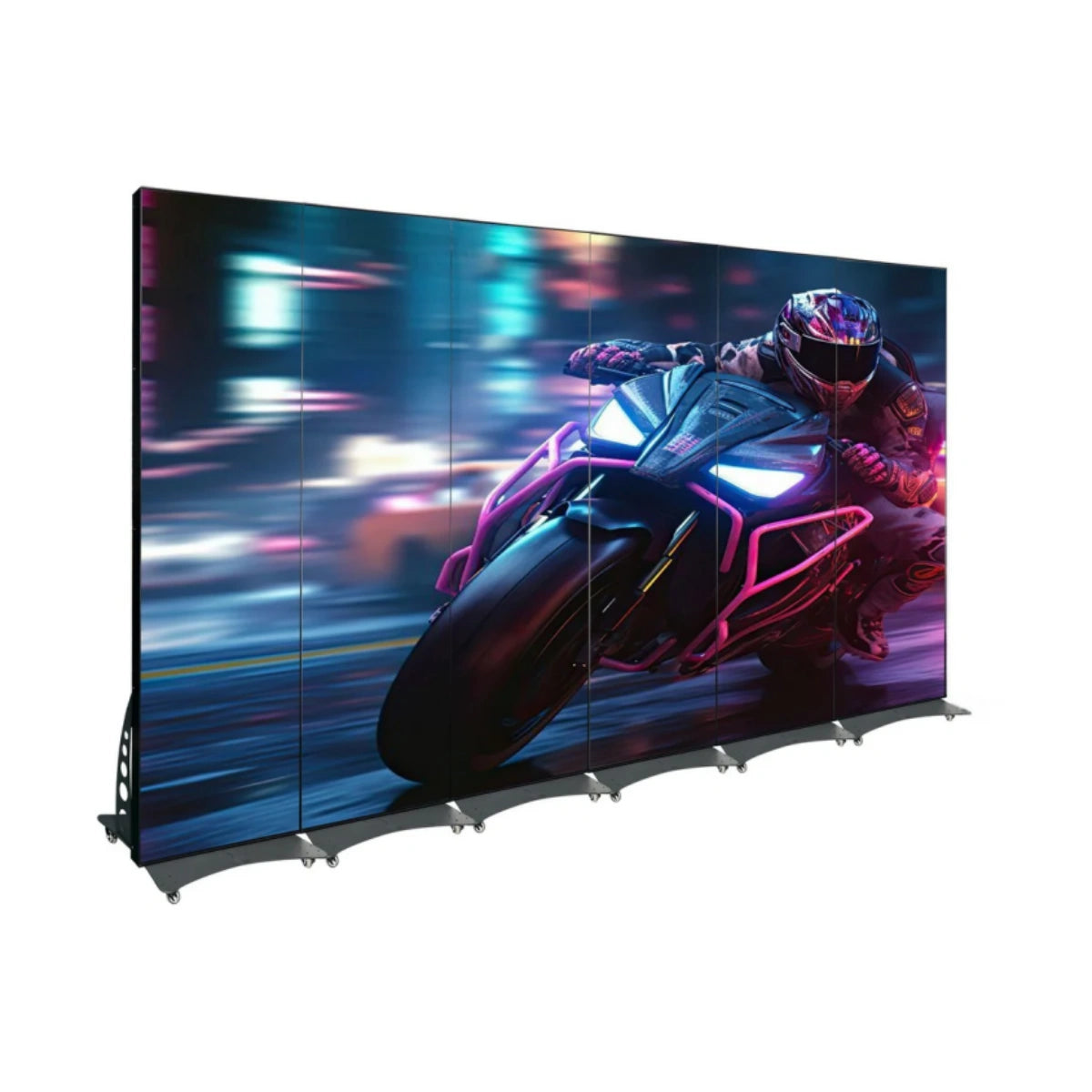Mur d'affichage LED série EP-GOB | 3840 × 1920 mm (12,6 pi × 6,3 pi) P2.5 | Surface GOB P1.86 | Kit LED magnétique facile à assembler pour scène et église