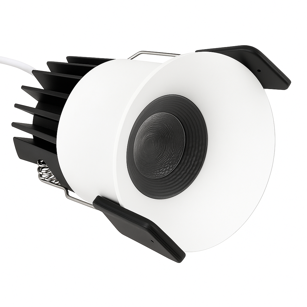 Mini-LED-Downlight, 1 W, Durchmesser 25 mm, 24 Grad, Mini-LED-Einbauleuchte, kleines Decken-Downlight, Schrank-LED-Leuchte mit LED-Treiber