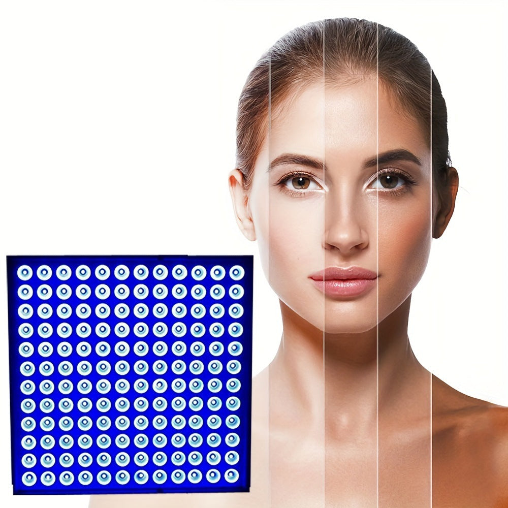 20W Floor Standing Blue Light Tanning Lamp – Blue Light 460–465nm | Dimmable & Timer | AC100–240V | Aluminum Alloy + PC Cover | Includes Floor Stand | for Skin Tanning, Bronze Finish | US / EU Plug