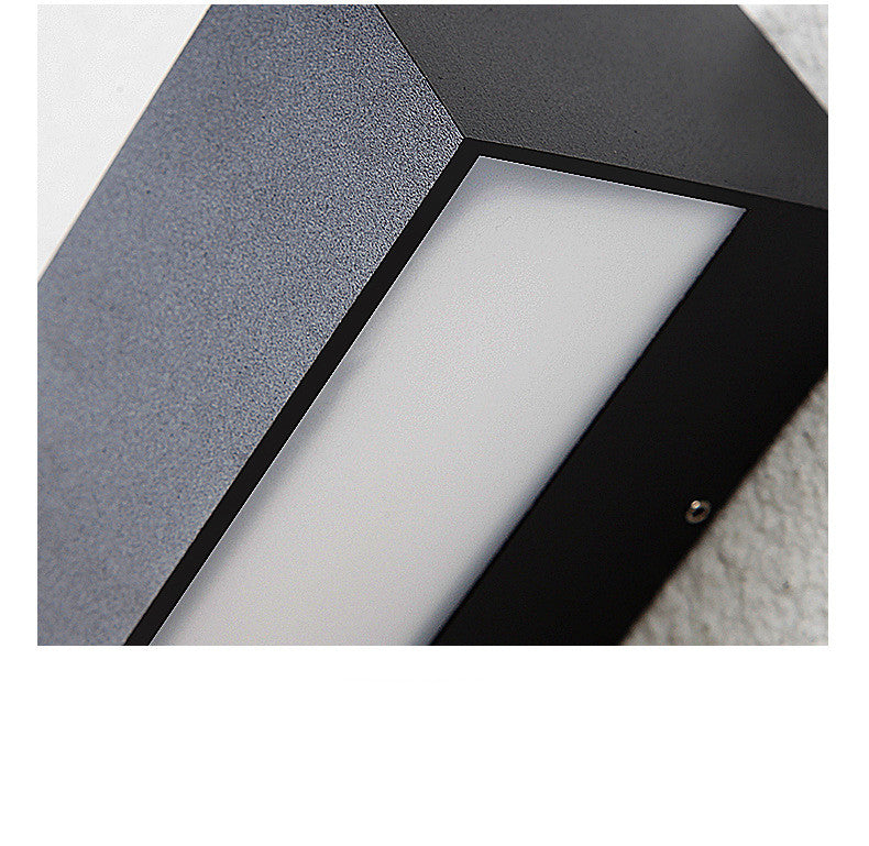 Outdoor LED Wall Light, Long Black Aluminum LED Wall Sconce - 12W / 18W / 28W | 3000K / 6000K | IP65 Waterproof Square Aluminum Wall Lamps
