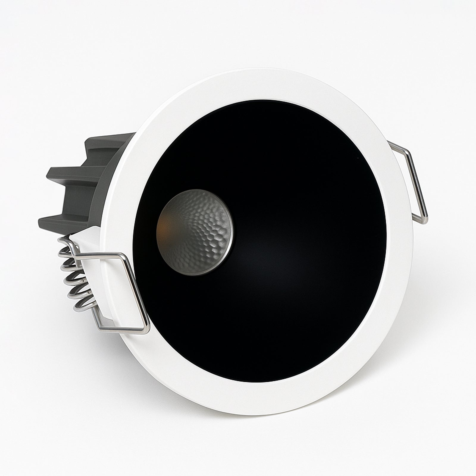 4er-Pack 3 Zoll dimmbares LED-Downlight mit schwarzem Rand, 5 W (entspricht 40 W Halogen), CRI80, LED-Deckenleuchte