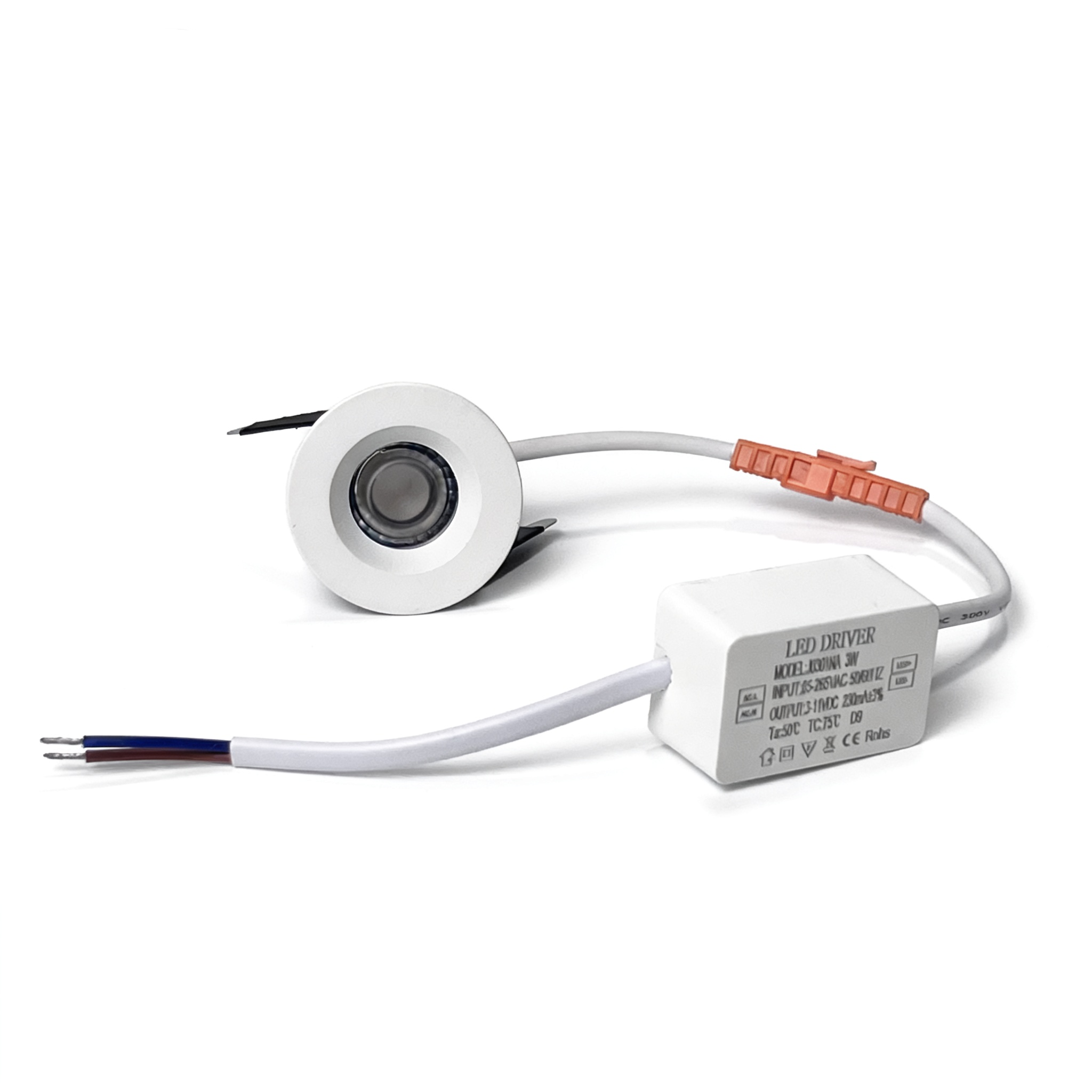 9 Watt 72 mm (2,83 Zoll) Ausschnitt COB LED-Deckenleuchte, blendfreier, neigbarer LED-Strahler, Twist-LED-Einbau-Downlight, Strahler-Kit