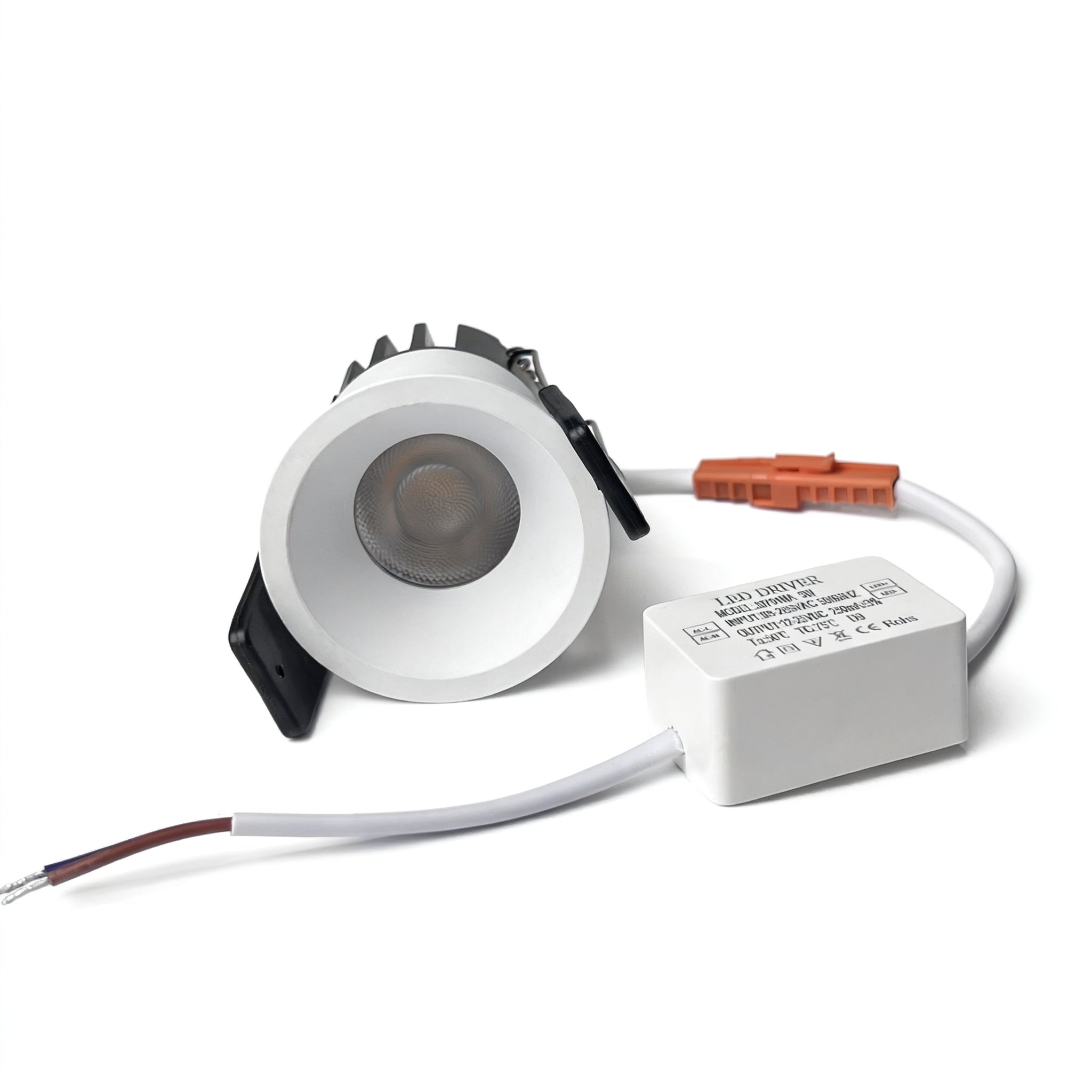 1 Zoll dickes, flaches LED-Downlight, 3 W, 2 Zoll, CRI80, blendfreie Diffusor-Deckenleuchte