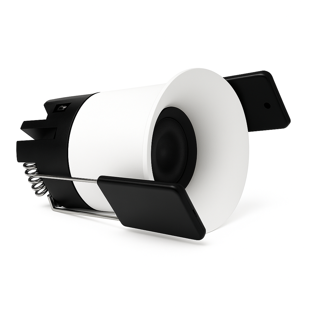 FX-6 Series Deep Anti-Glare Mini LED Downlight | 3W / 5W | Ø1.38″ & Ø 1.77" Cutout | 24° Beam | 100–240V | CRI>95 Full Spectrum | Black Housing | Non-Dimmable | White Accent Lighting | 4 / 10-Pack