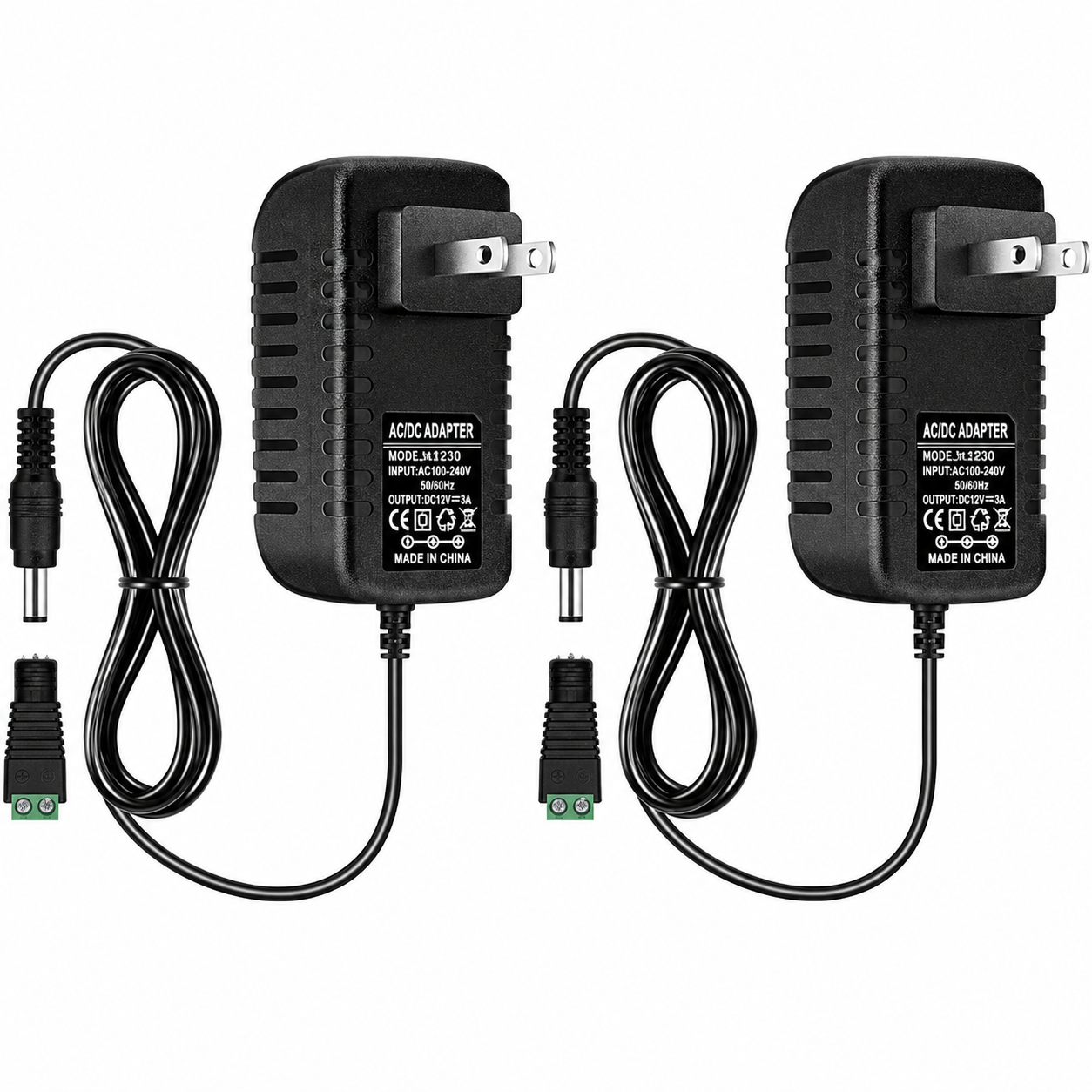 DC 5 V Steckernetzteiladapter 15 W/25 W, AC 100–240 V Eingang, Wandladegerät-Transformator mit US-Stecker – für LED-Lichtstreifen, Router, USB-Geräte, Elektronik 