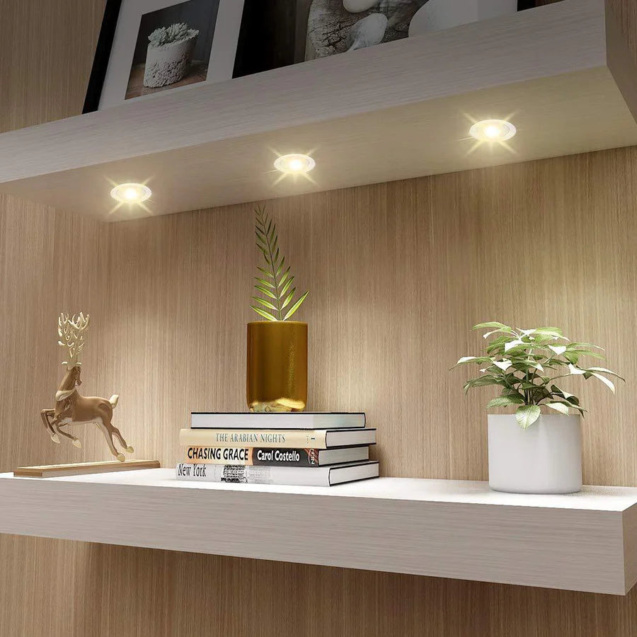 Lot de 10 spots LED encastrés pour terrasse, étanches IP67, pour jardin, cour, escaliers, salle de bain et cuisine