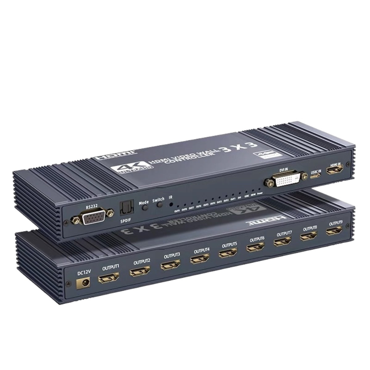 49-Zoll-BOE-LCD-Videowand – 3x3-Kit (9 Panels) | 1920 x 1080 FHD | 500 Nits | Ultraschmaler Rahmen 3,5 mm | HDMI-Spleißer + Wandhalterung enthalten