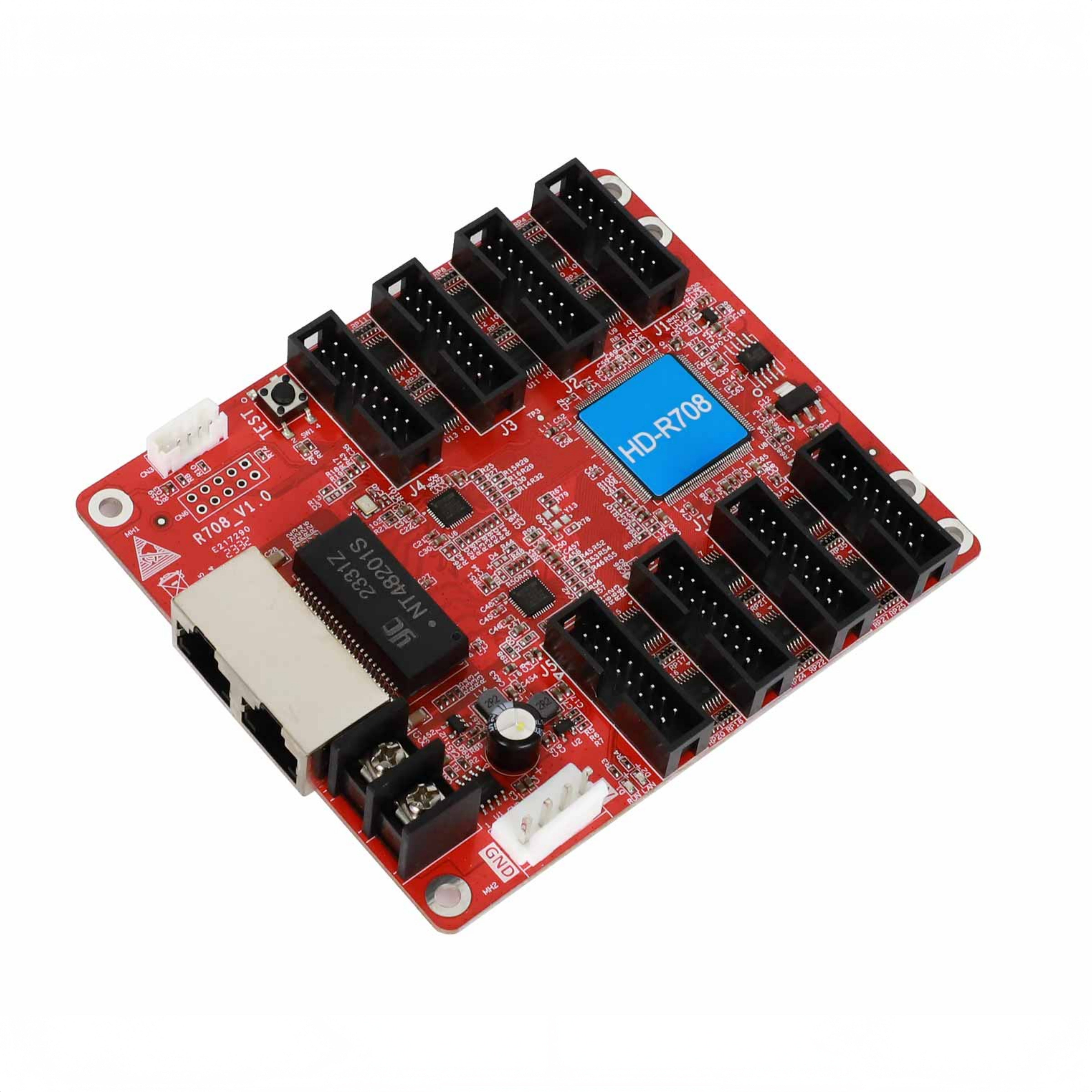 Huidu HD-R708 Receiving Card – 128 × 512Pixels | HUB75 | High-Compatibility LED Display Control Card for  for LED Display Screens