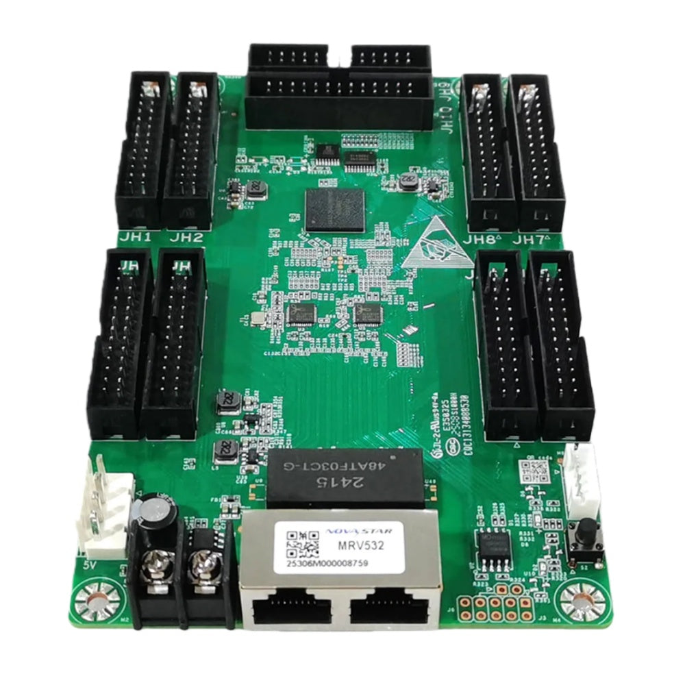 Carte de réception NovaStar MRV208-1 – 256 × 256 pixels | Carte contrôleur d'affichage LED HUB75 haute stabilité pour écrans LED 