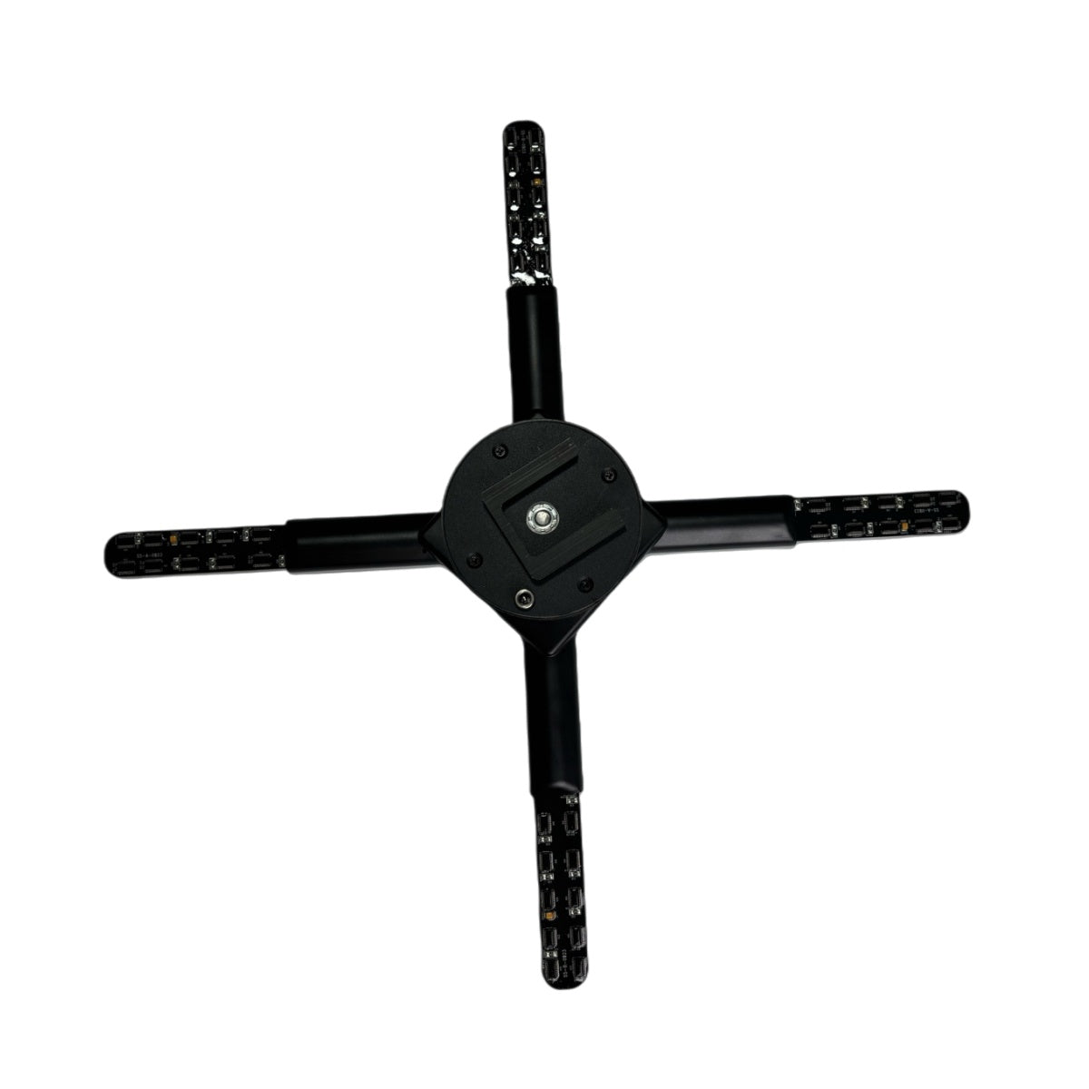 Ventilateur LED holographique 3D 60 cm, 4 pales, 720 LED, 1 200 nits, contrôle via application WiFi et Cloud, livraison gratuite (60 h)