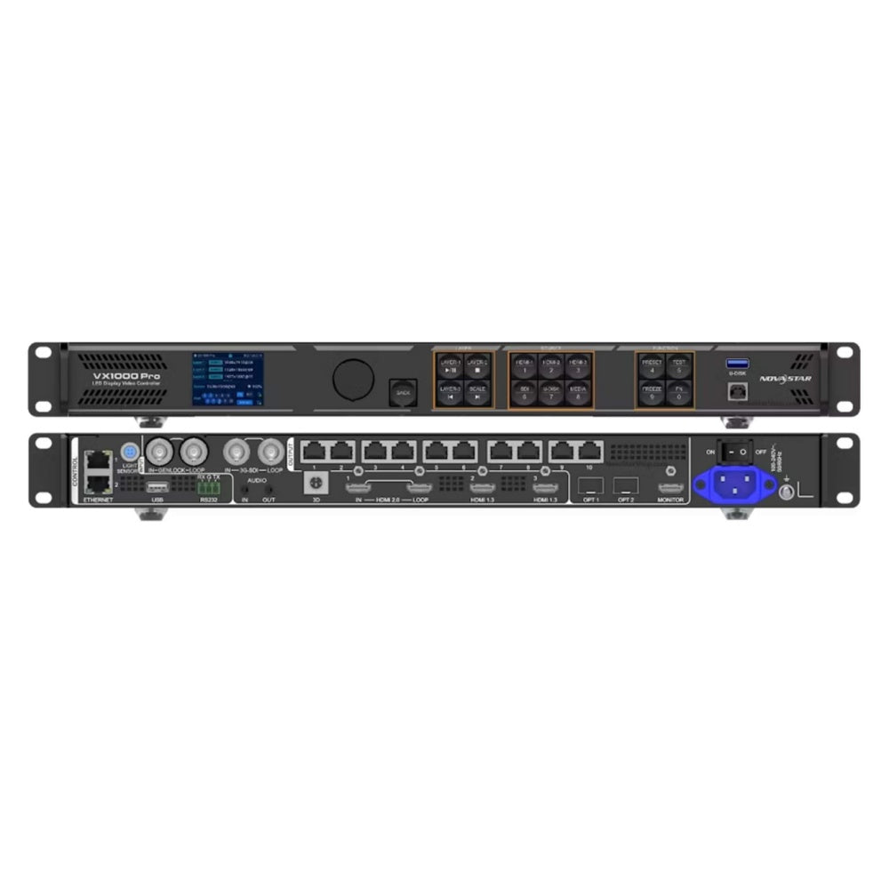 NovaStar VX1000 PRO Video Processor – 6.5 Million Pixels | Ultra HD 4K Video Processor with HDR and Seamless Switching for LED Display Screens