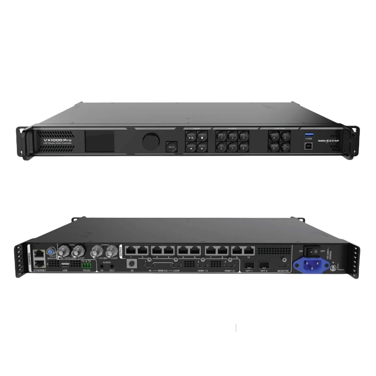 NovaStar VX1000 PRO Video Processor – 6.5 Million Pixels | Ultra HD 4K Video Processor with HDR and Seamless Switching for LED Display Screens