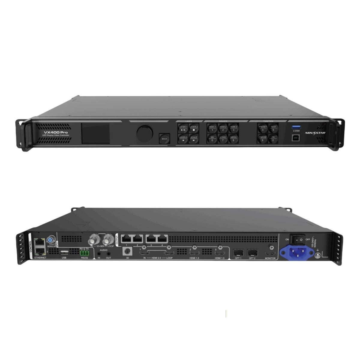NovaStar VX400 PRO Video Processor – 2.6 Million Pixels | Compact 4K HDR Video Processor for LED Display Screens
