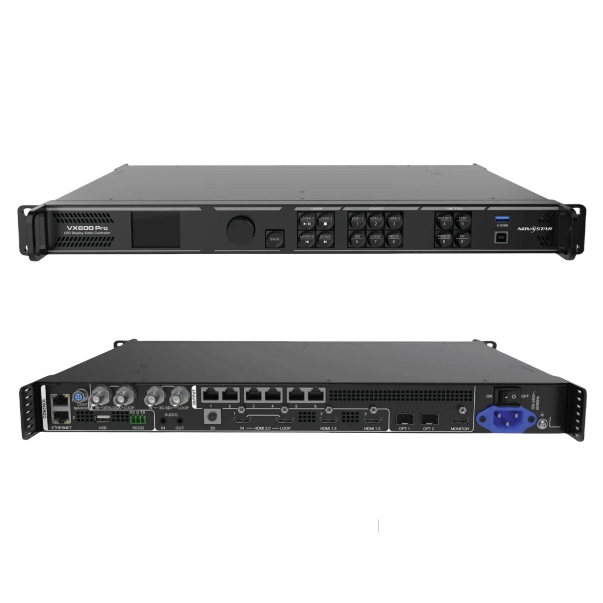 NovaStar VX600 PRO Video Processor – 3.9 Million Pixels | Multi-Input 4K Video Processor with Advanced Scaling for LED Display Screens