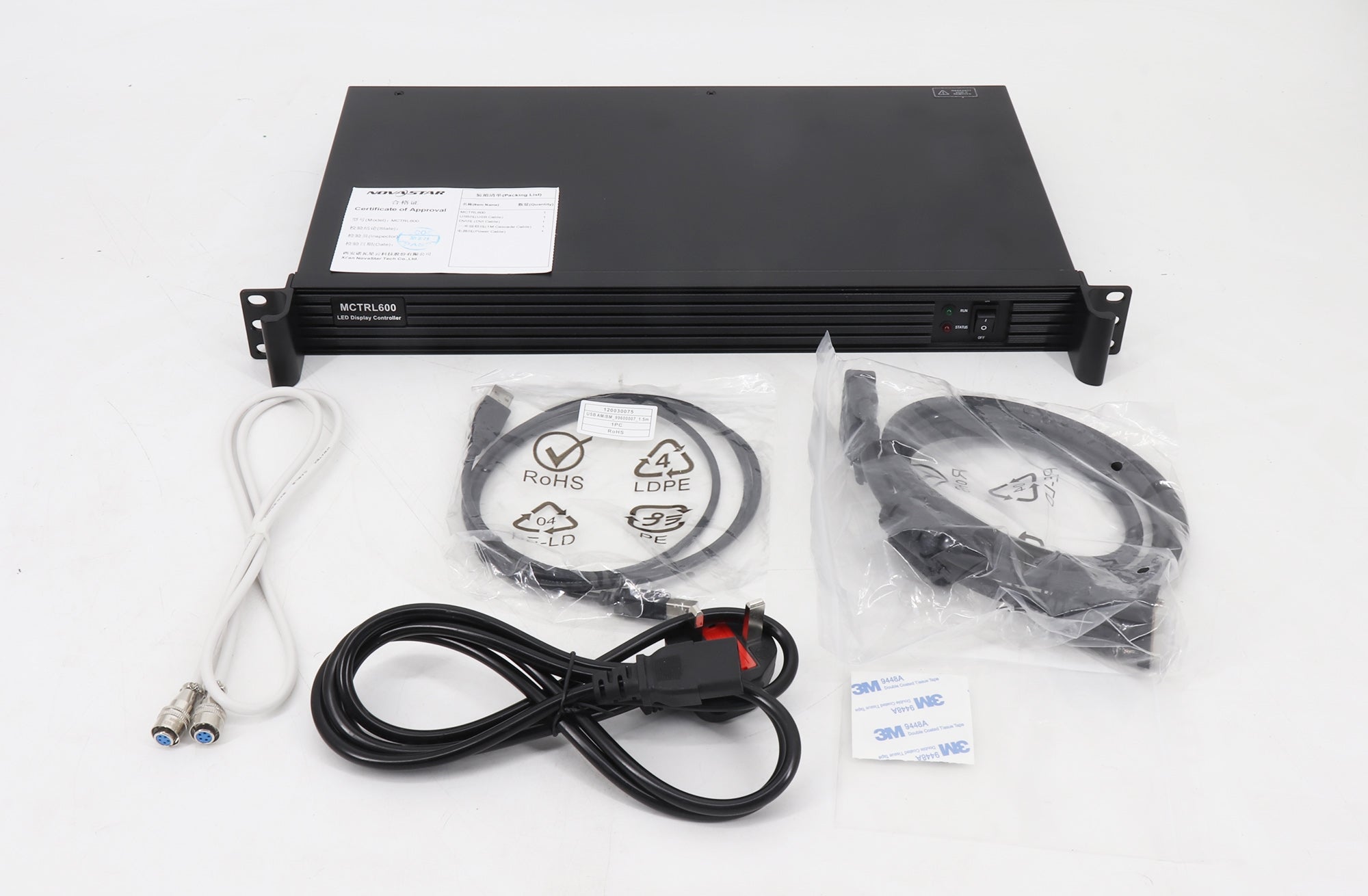 Boîtier d'émission LED NovaStar MCTRL600 – 2,6 pixels | Boîtier d'émission DVI professionnel avec HDMI pour écrans LED 