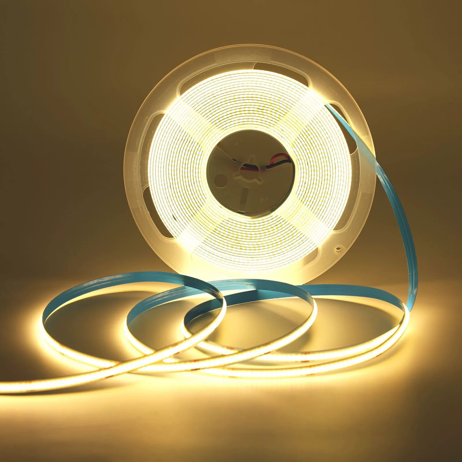 10MM Wide COB Flexible LED Strip Light - 12V / 24V | 528 LEDs/M | 3000K / 4000K / 6500K  | 10mm PCB | CRI 90+ | Dot-Free Continuous Lighting | Non-Waterproof | for Cabinets,Kitchen Office Lighting | 5/50M