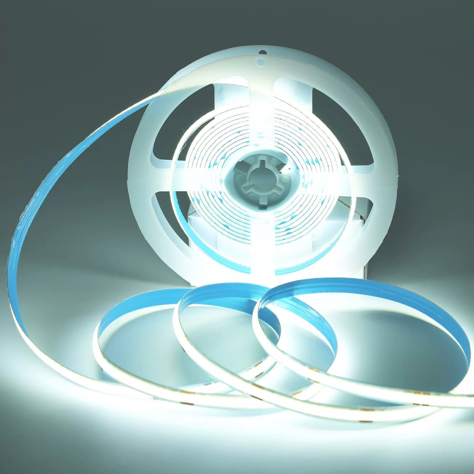 10MM Wide COB Flexible LED Strip Light - 12V / 24V | 528 LEDs/M | 3000K / 4000K / 6500K  | 10mm PCB | CRI 90+ | Dot-Free Continuous Lighting | Non-Waterproof | for Cabinets,Kitchen Office Lighting | 5/50M
