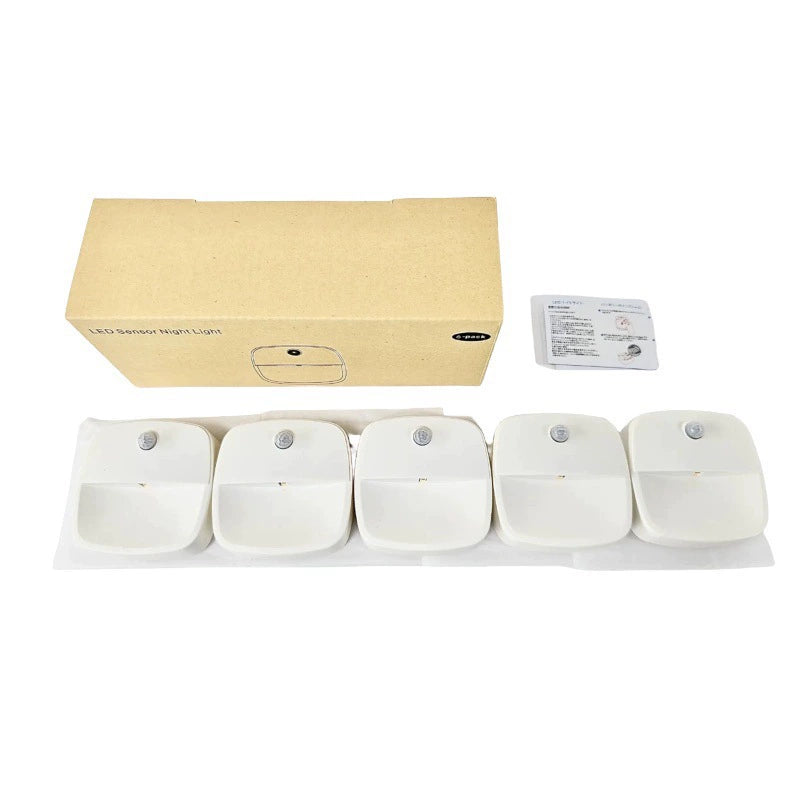 Battery Operated LED Motion Sensor Light - 2 / 3 / 4 / 5 / 6 PCS | Dual White (3000K-6500K Switchable) | Cordless Stick-On LED Night Light for Closet, Hallway, Bathroom, Kitchen, Cabinet(Battery not included)