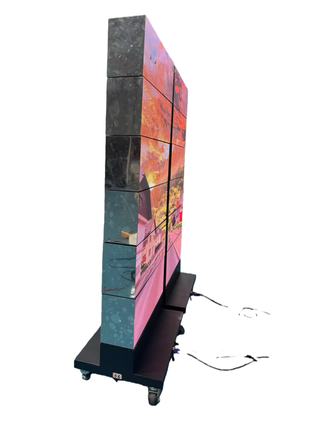 MR-2FR Series Double-Sided Rectangular Mechanical Rotating LED Display