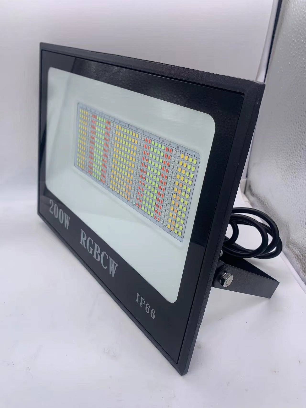 Lot de 2 projecteurs LED d'extérieur 30 W RGBCW, Wi-Fi, Bluetooth, RGBCW, 2 700 K-6 500 K, 16 millions de couleurs, éclairage paysager LED, étanchéité IP66