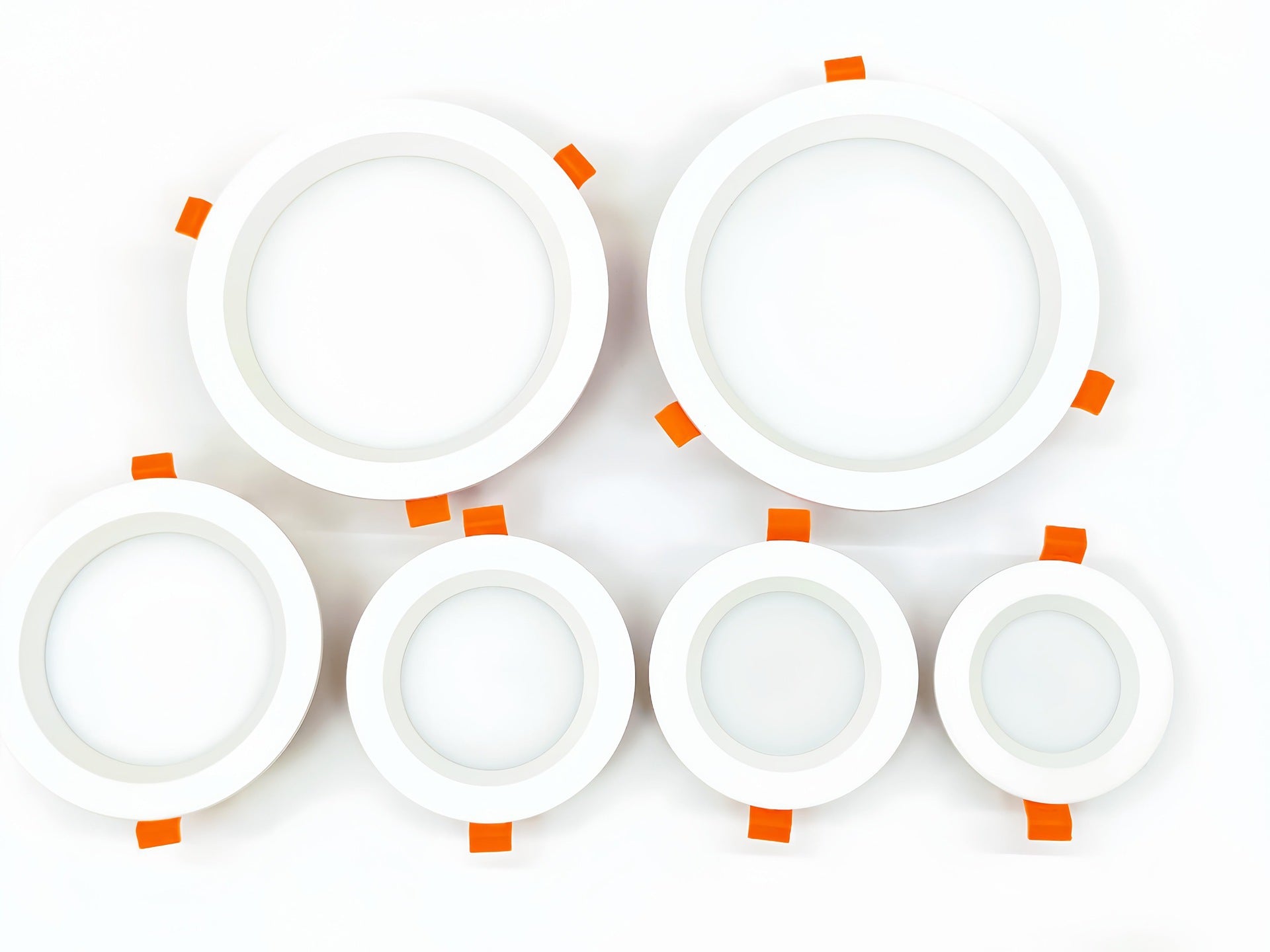4er-Pack RGBW, superhelle, moderne LED-Einbauleuchten, 4 W, 24 V, weiß, runde, eingebettete LED-Panelleuchten, Aluminium-Decken-Downlight für den Innenbereich, Hotelbeleuchtung, Barbeleuchtung, Tanzsaalbeleuchtung, Restaurantbeleuchtung