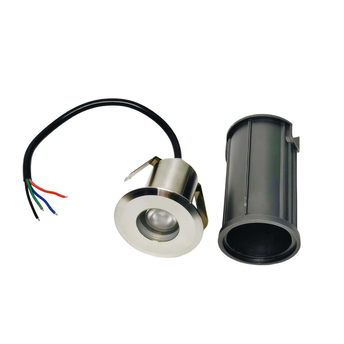 10-Pack RGBW/RGBWW IP68 LED In-Ground Lights – 24V 2W/3W/4W/6W Stainless Steel Recessed Deck & Landscape Lights