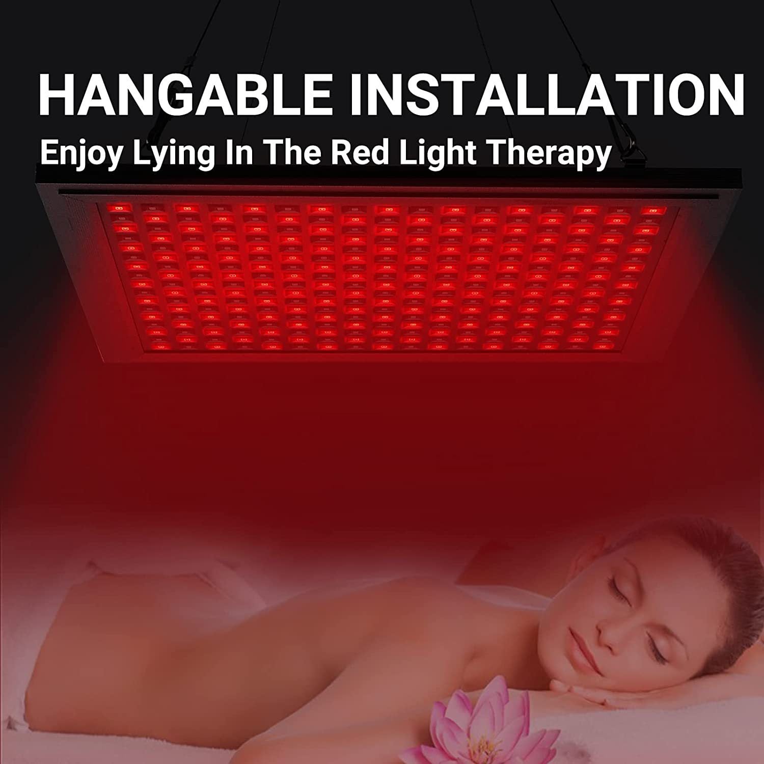 50W Infrared Therapy Lamp – Red Light 655–665nm & IR 850–860nm | Dimmable & Timer | AC100–240V | Aluminum Alloy + PC Cover | for Skin Beauty, Muscle | Blue Stand / Desktop Stand | Included Controller, Protective Goggles | US / EU / UK / AU Plug