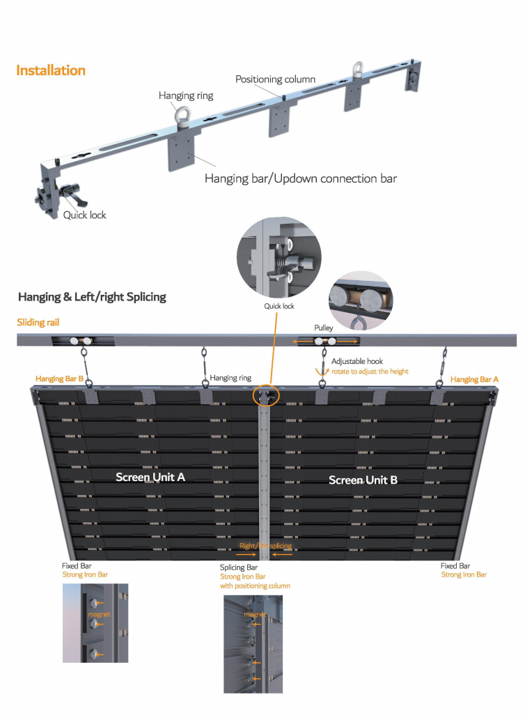19.68FT by 9.84FT (6x3 Meters 18SQM) Portable Rolling LED Display Screen P3.91 LED Video Wall Turnkey