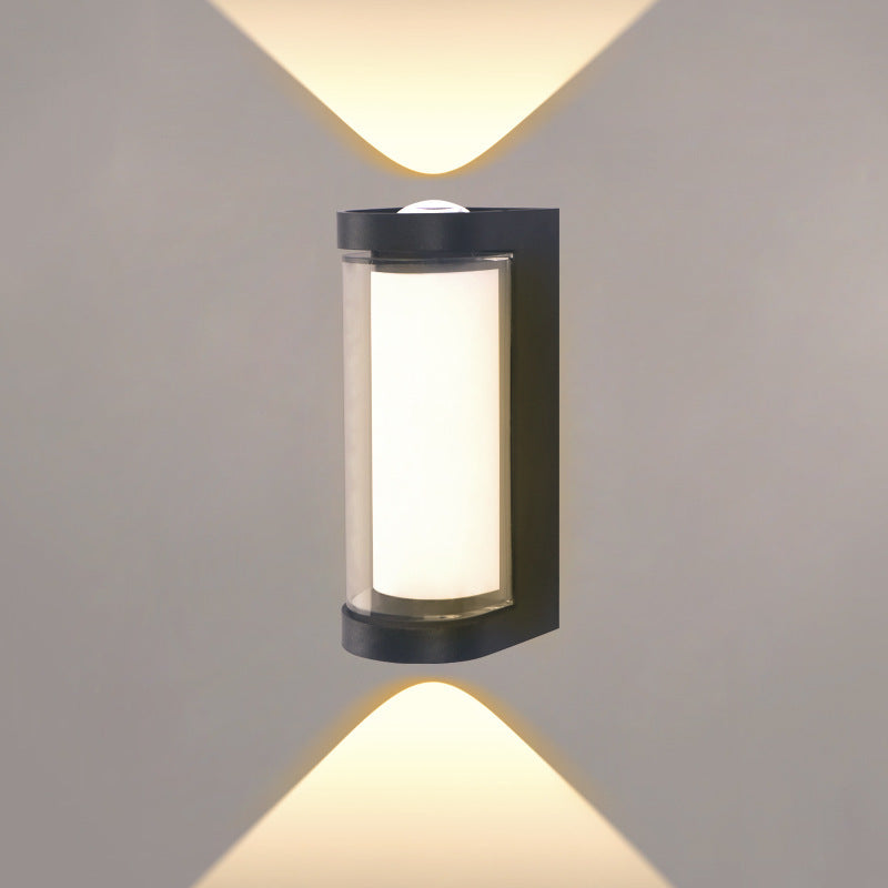 Waterproof LED Wall Light - 7W | 3000K / 6500K | Square / Round | Up & Down Outdoor Wall Sconce for Porch, Garden, Balcony & Indoor Decoration | Plastic Housing | IP65 | 4-Pack