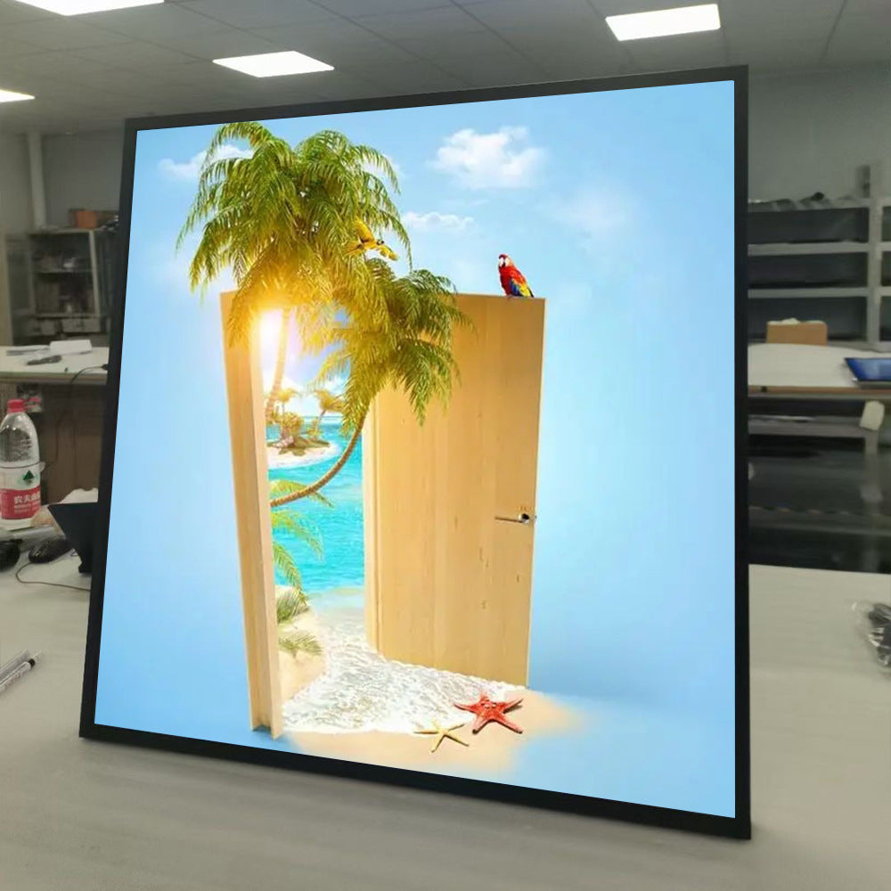 SQ-Serie 44,9 Zoll (806,4 × 806,4 mm sichtbar) 1:1 großer quadratischer LCD-Bildschirm, Cloud/APP/USB-Disk