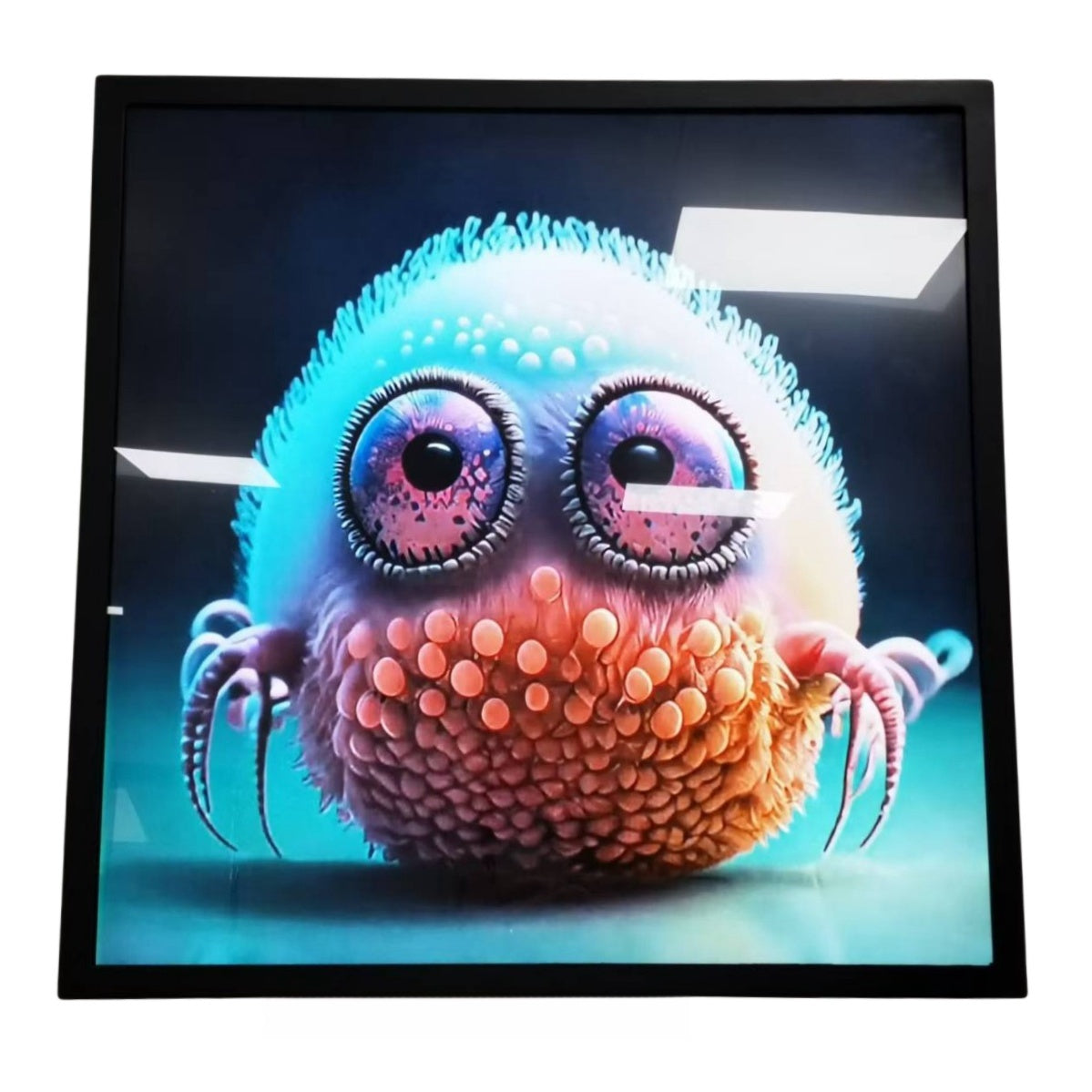 SQ-Serie 19,2 Zoll (345 × 345 mm sichtbar) 1:1 quadratischer Monitor-LCD-Bildschirm, Cloud-/App-/USB-Disk-Inhaltsupload