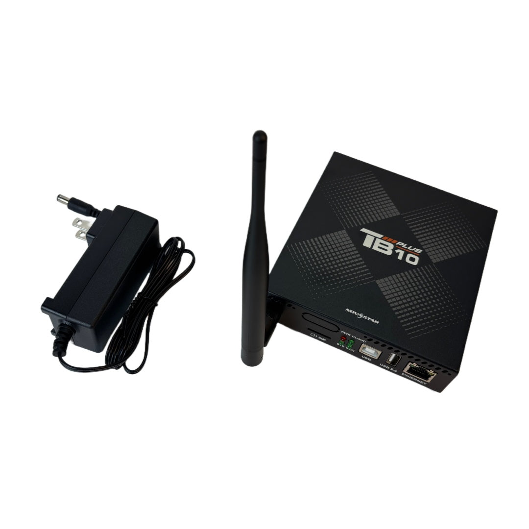 NovaStar TB10 Plus Multimedia-Player – 650.000 Pixel | Asynchrone LED-Steuerbox der Einstiegsklasse mit WLAN für LED-Bildschirme 