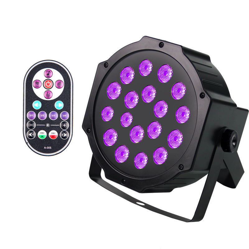 LED-UV-PAR-Lichter, IP65, wasserdicht, für den Außenbereich, LED, 18 W, UV-Bühnenwasch-/Blitzlichter, DMX512-steuerbar, mehrere Lichter, verknüpfbare DJ-Lichter, Partylichter für Partys im Freien, Hochzeiten, Feiertage