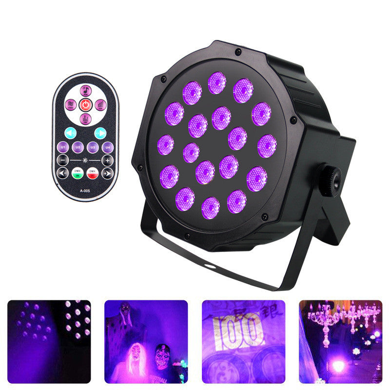 LED-UV-PAR-Lichter, IP65, wasserdicht, für den Außenbereich, LED, 18 W, UV-Bühnenwasch-/Blitzlichter, DMX512-steuerbar, mehrere Lichter, verknüpfbare DJ-Lichter, Partylichter für Partys im Freien, Hochzeiten, Feiertage