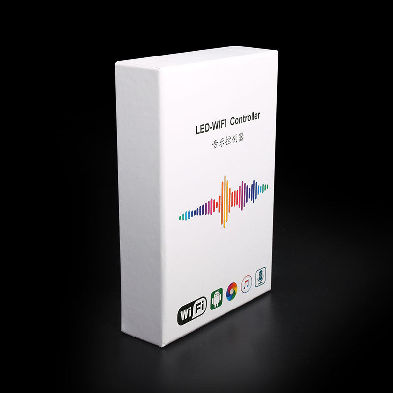 WiFi Music Pixel SPI LED Controller – DC12V-24V | Android APP + Sound Control | Aluminum Housing | For Addressable RGB/RGBW LED Strips